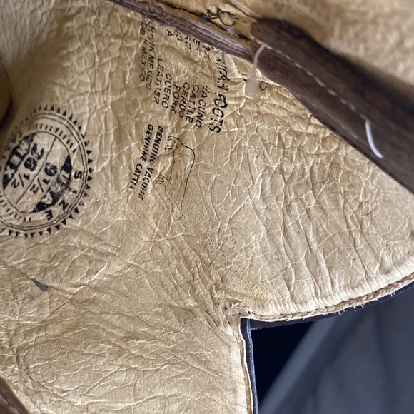 New pointed toe beautiful Cowboy boots women size 9.5 9 8.5 brown Western - Picture 13 of 13